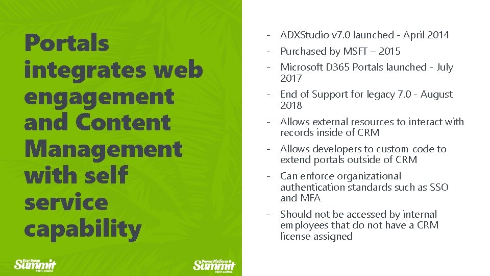 Portals integrates web engagement and Content Management with self service capability - ADXStudio v
