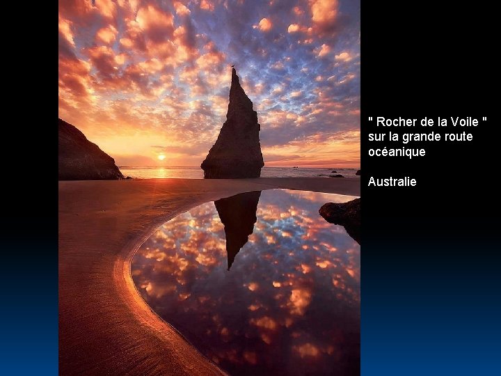 " Rocher de la Voile " sur la grande route océanique Australie 