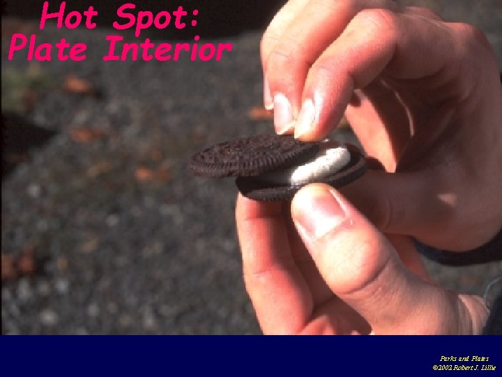 Hot Spot: Plate Interior Parks and Plates © 2002 Robert J. Lillie Hot Spot: Plate Interior Parks and Plates © 2002 Robert J. Lillie