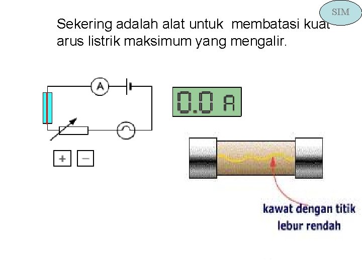 Sekering adalah alat untuk membatasi kuat arus listrik maksimum yang mengalir. ground netral isolator