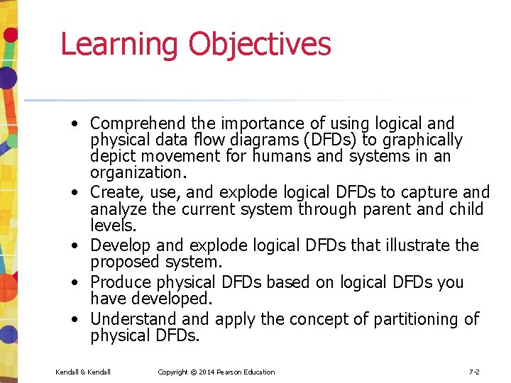 Learning Objectives • Comprehend the importance of using logical and physical data flow diagrams Learning Objectives • Comprehend the importance of using logical and physical data flow diagrams