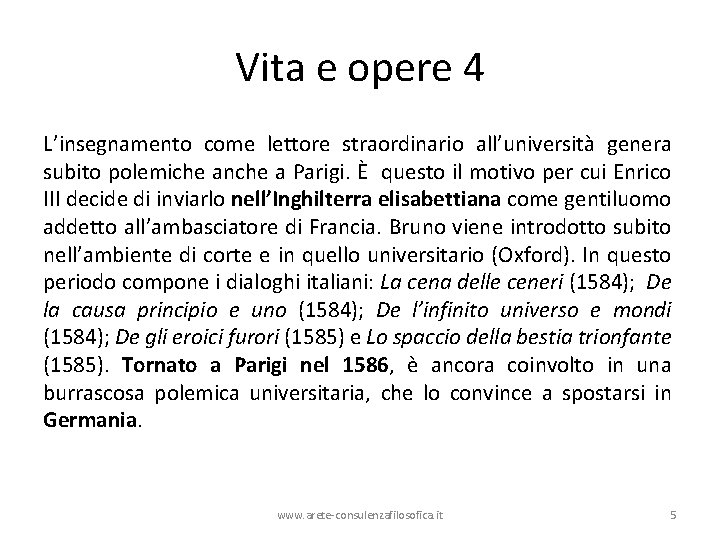 Vita e opere 4 L’insegnamento come lettore straordinario all’università genera subito polemiche anche a