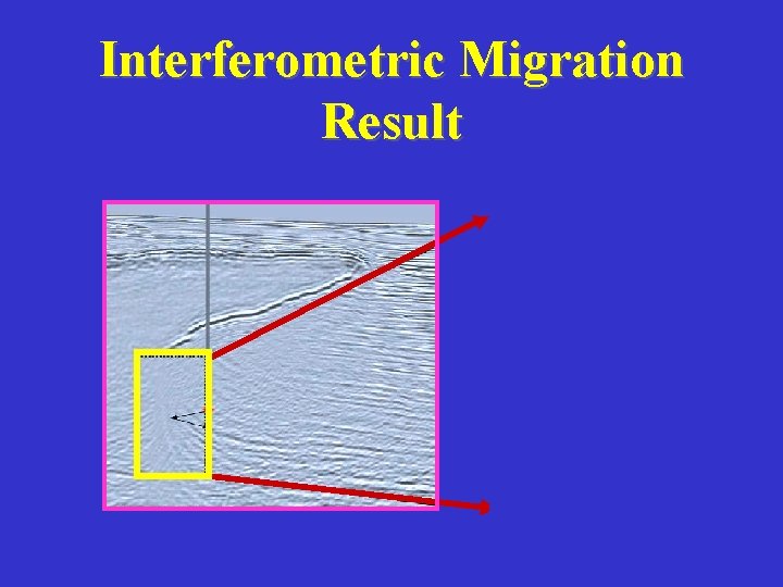 Interferometric Migration Result 0 2000 ft 