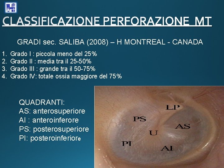 CLASSIFICAZIONE PERFORAZIONE MT GRADI sec. SALIBA (2008) – H MONTREAL - CANADA 1. 2.