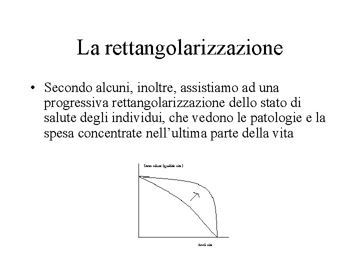 La rettangolarizzazione • Secondo alcuni, inoltre, assistiamo ad una progressiva rettangolarizzazione dello stato di