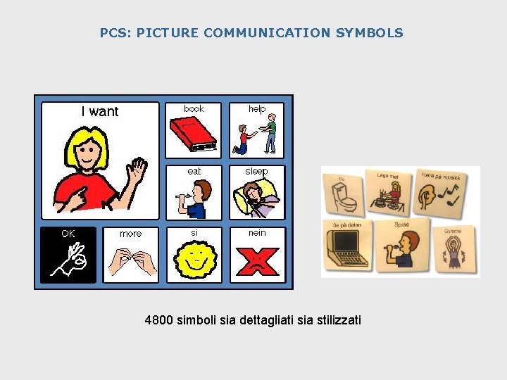PCS: PICTURE COMMUNICATION SYMBOLS 4800 simboli sia dettagliati sia stilizzati 