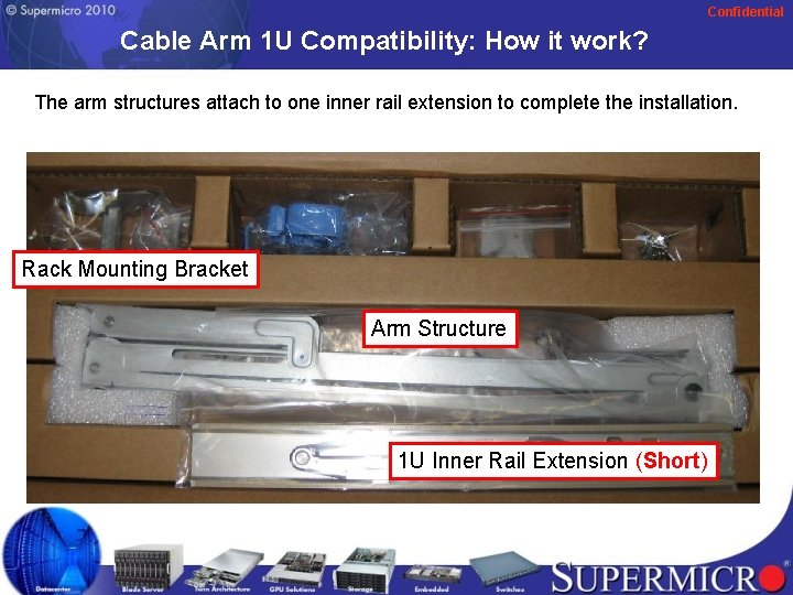 Confidential Cable Arm 1 U Compatibility: How it work? The arm structures attach to