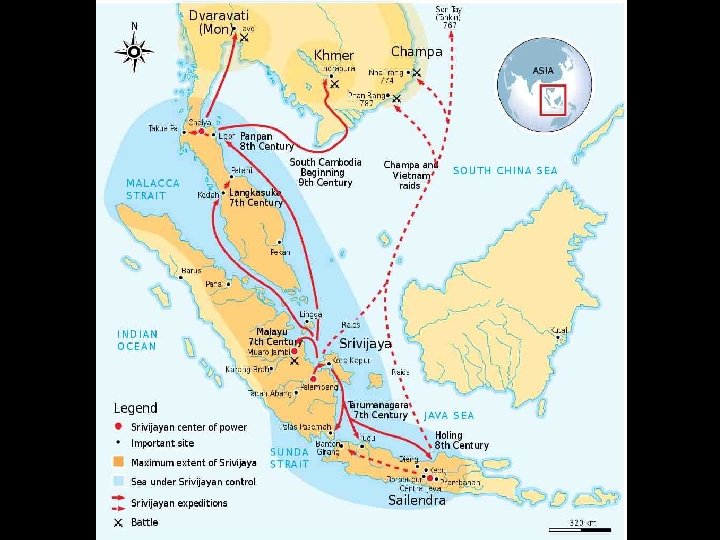 Srivijaya map 