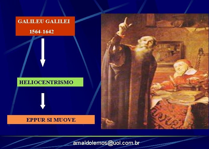 GALILEU GALILEI 1564 -1642 HELIOCENTRISMO EPPUR SI MUOVE arnaldolemos@uol. com. br 