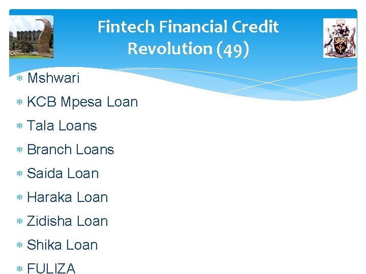 Fintech Financial Credit Revolution (49) Mshwari KCB Mpesa Loan Tala Loans Branch Loans Saida