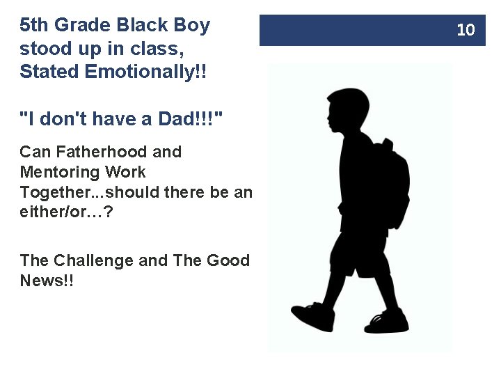 5 th Grade Black Boy stood up in class, Stated Emotionally!! "I don't have