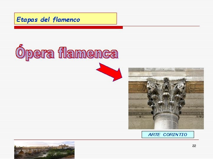 Etapas del flamenco ARTE CORINTIO 22 