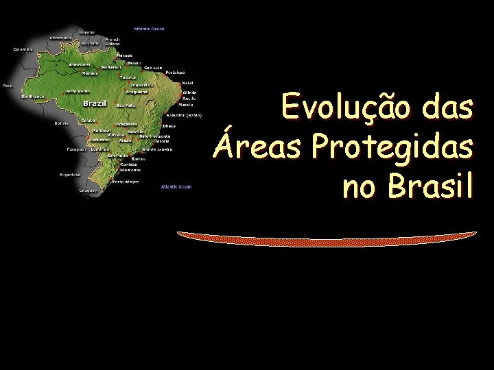 Evolução das Áreas Protegidas no Brasil 