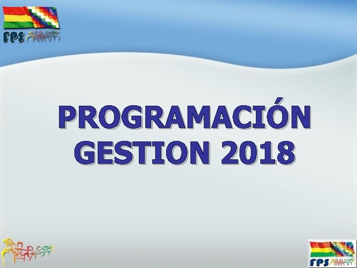 PROGRAMACIÓN GESTION 2018 