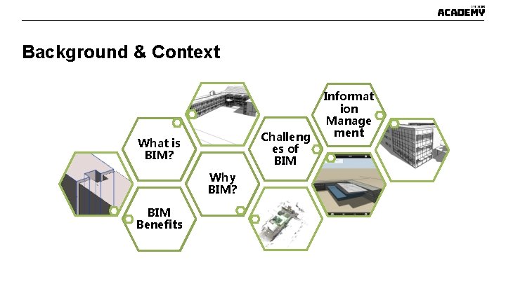Background & Context Challeng es of BIM What is BIM? Why BIM? BIM Benefits Background & Context Challeng es of BIM What is BIM? Why BIM? BIM Benefits