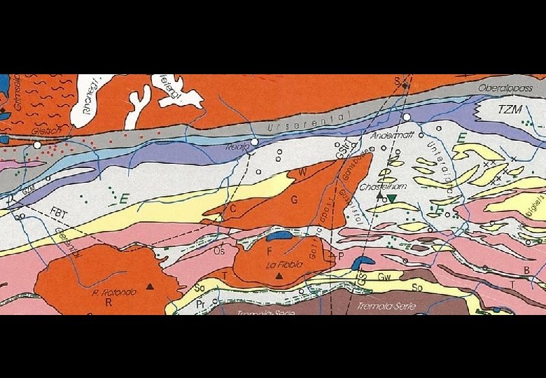 Bodenerosion in den Alpen / Geologie Urseren 