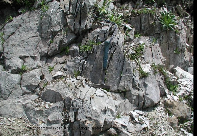 Bodenerosion in den Alpen / Geologie Urseren 