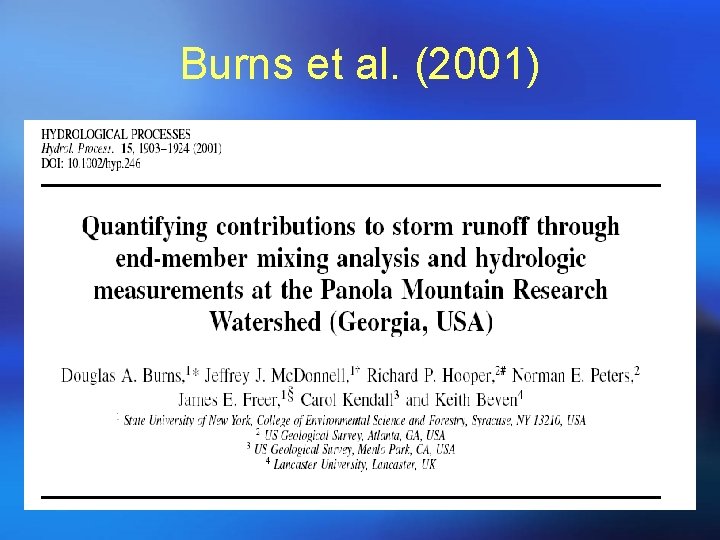 Burns et al. (2001) 