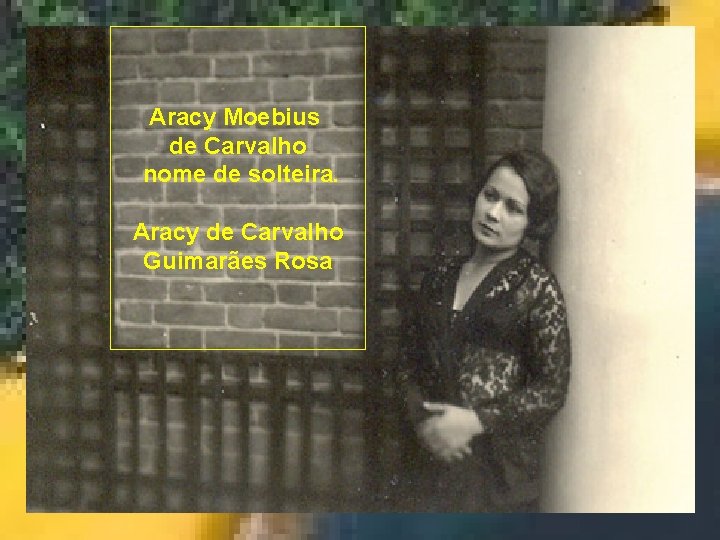 Aracy Moebius de Carvalho nome de solteira. Aracy de Carvalho Guimarães Rosa 