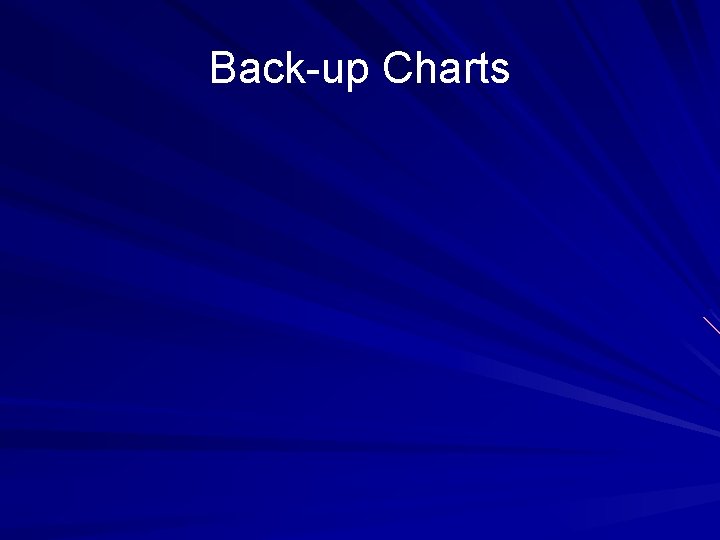 Back-up Charts 