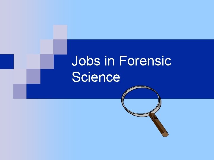 Jobs in Forensic Science 