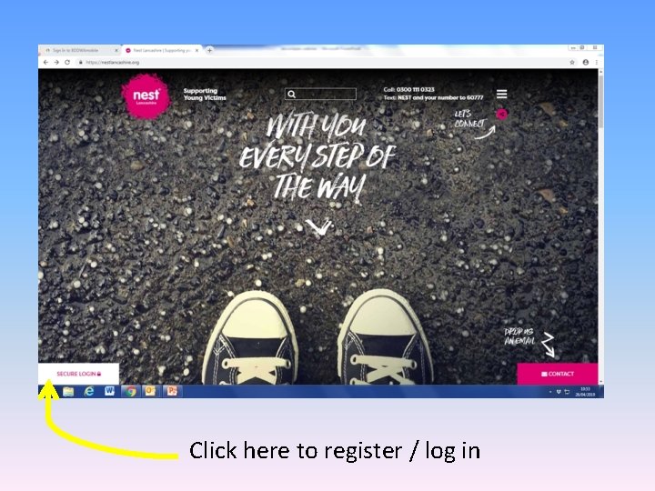 Click here to register / log in Click here to register / log in