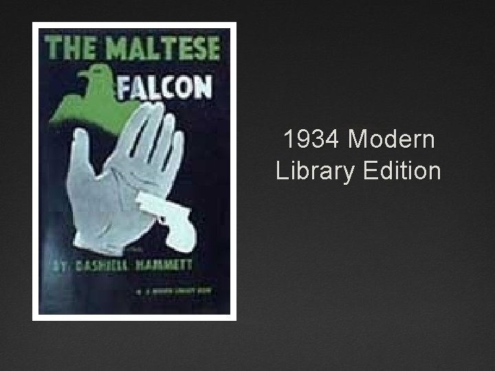 1934 Modern Library Edition 