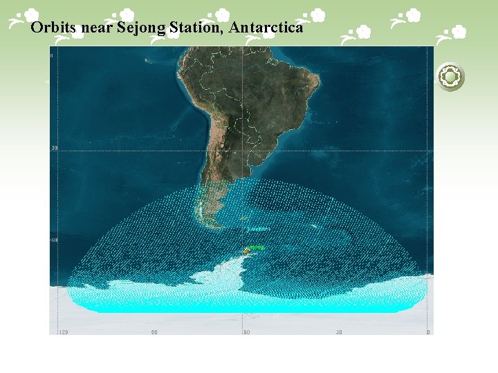 Orbits near Sejong Station, Antarctica 