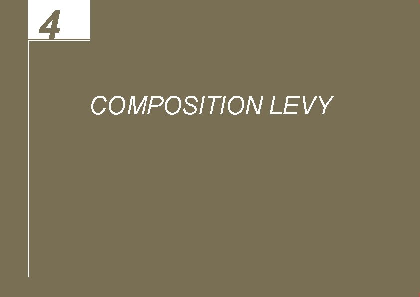 4 COMPOSITION LEVY 