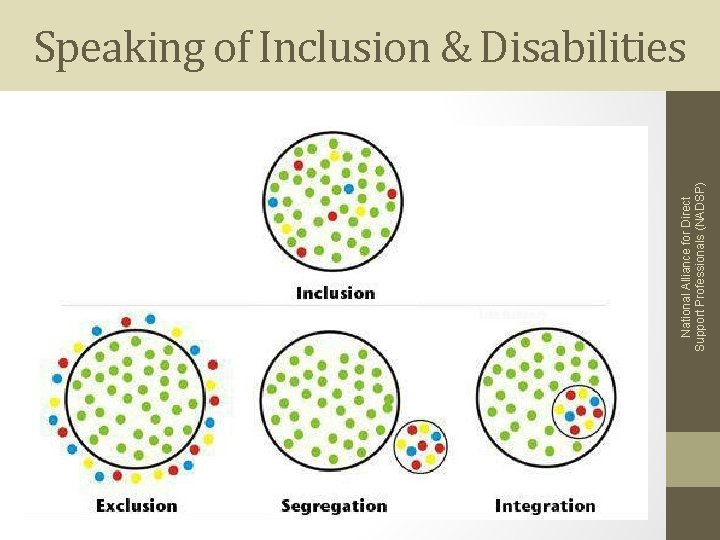 National Alliance for Direct Support Professionals (NADSP) Speaking of Inclusion & Disabilities 