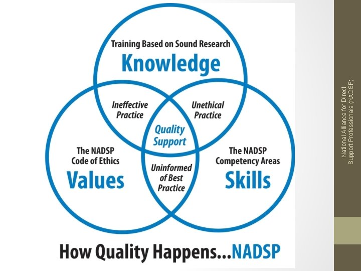 National Alliance for Direct Support Professionals (NADSP) Quality Support 