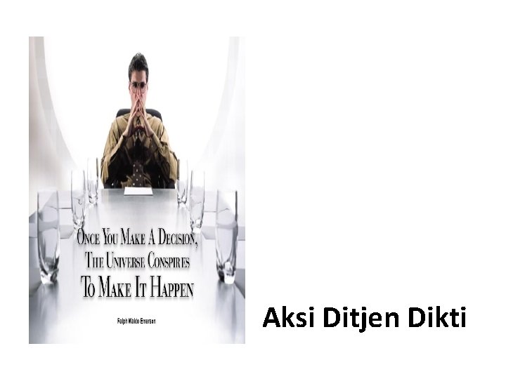 Aksi Ditjen Dikti 