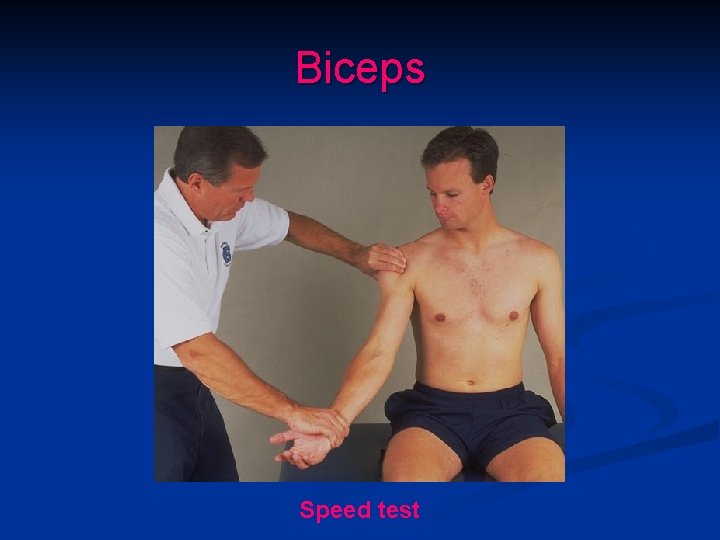 Biceps Speed test 