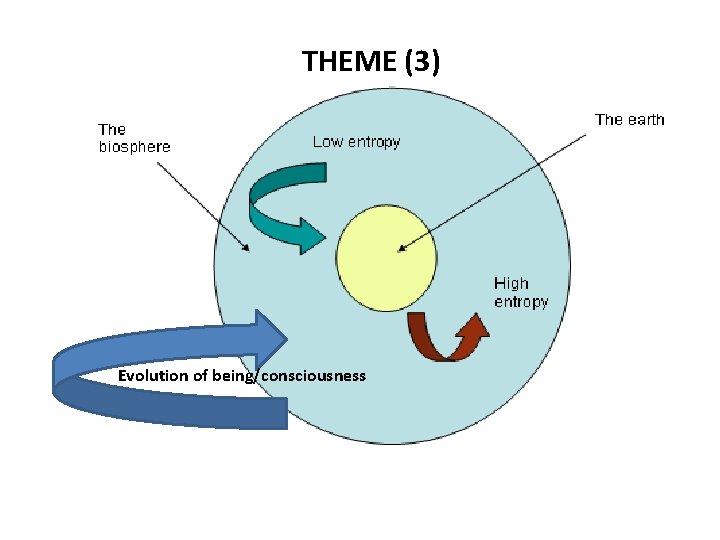 THEME (3) Evolution of being/consciousness 