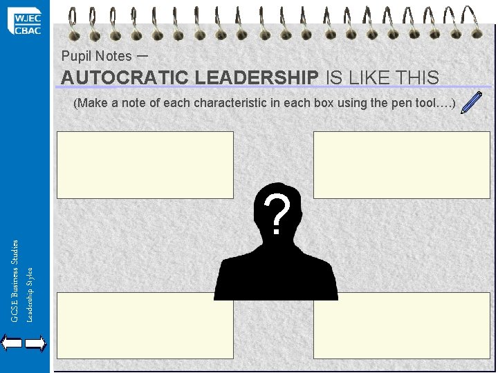 – AUTOCRATIC LEADERSHIP IS LIKE THIS Pupil Notes Leadership Styles GCSE Business Studies (Make – AUTOCRATIC LEADERSHIP IS LIKE THIS Pupil Notes Leadership Styles GCSE Business Studies (Make