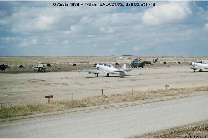 Octobre 1959 – T-6 de ’EALA 21/72, Bell G 2 et H-19 (Daniel Hartemann)