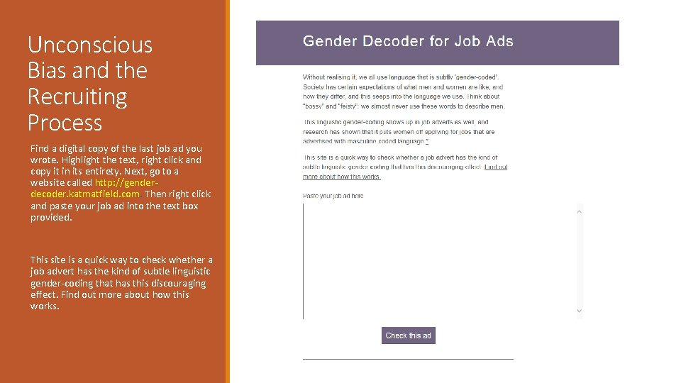 Unconscious Bias and the Recruiting Process Find a digital copy of the last job