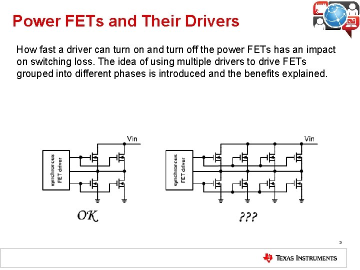 Power FETs and Their Drivers How fast a driver can turn on and turn