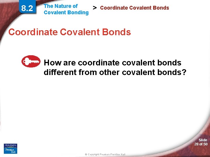 8. 2 The Nature of Covalent Bonding > Coordinate Covalent Bonds How are coordinate 8. 2 The Nature of Covalent Bonding > Coordinate Covalent Bonds How are coordinate
