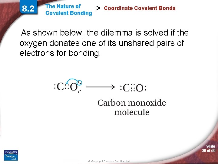 8. 2 The Nature of Covalent Bonding > Coordinate Covalent Bonds As shown below, 8. 2 The Nature of Covalent Bonding > Coordinate Covalent Bonds As shown below,
