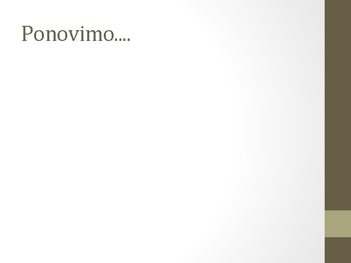 Ponovimo. . 