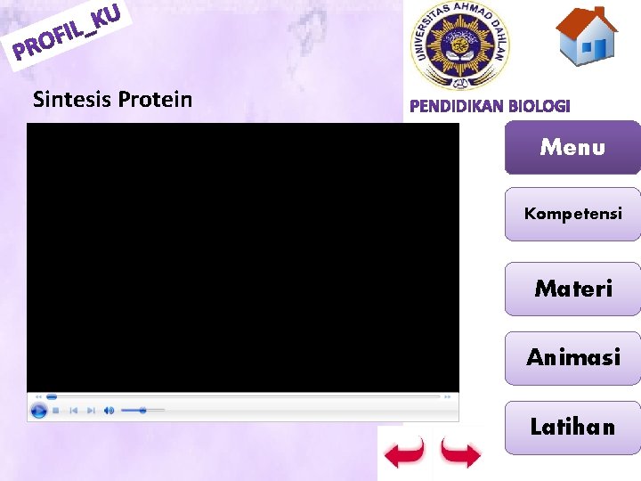 Sintesis Protein Menu Kompetensi Materi Animasi Latihan 