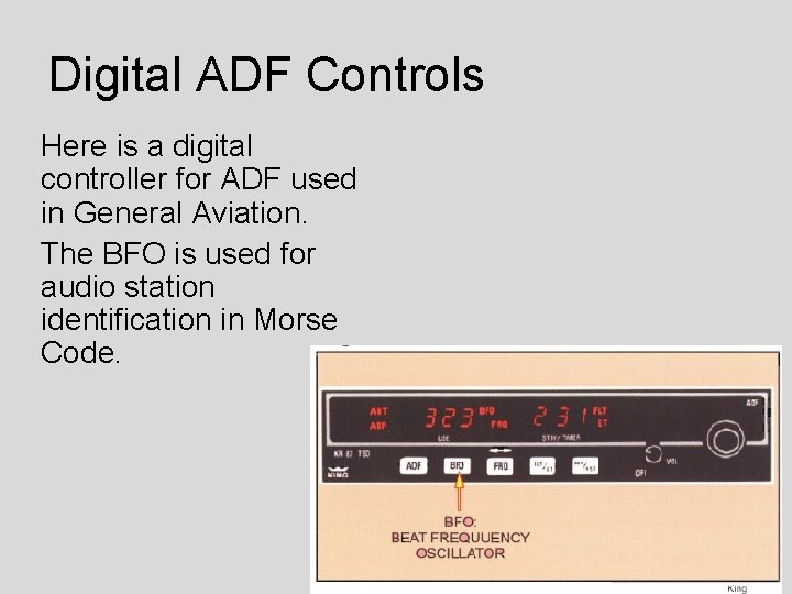 Digital ADF Controls Here is a digital controller for ADF used in General Aviation.