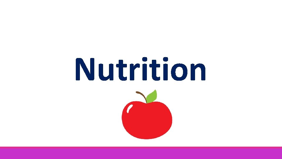 Nutrition 