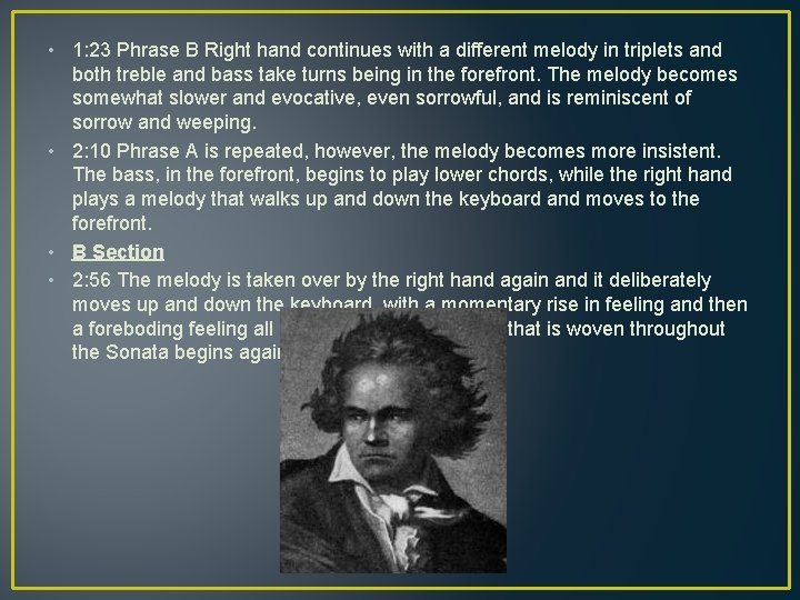  • 1: 23 Phrase B Right hand continues with a different melody in