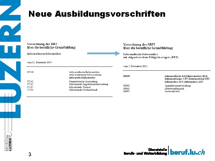 Neue Ausbildungsvorschriften 3 