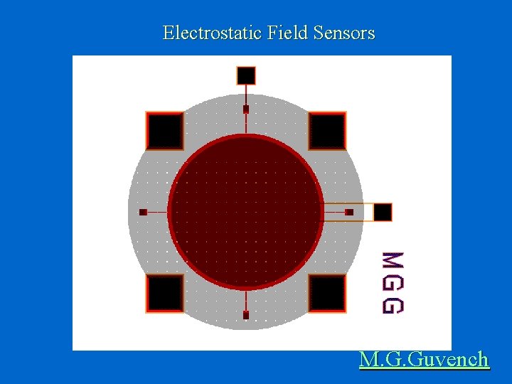 Electrostatic Field Sensors M. G. Guvench 