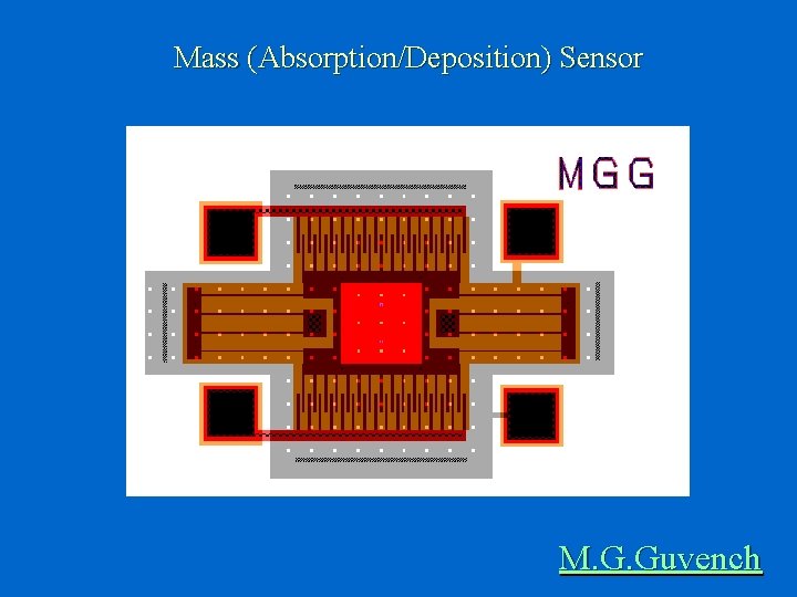 Mass (Absorption/Deposition) Sensor M. G. Guvench 