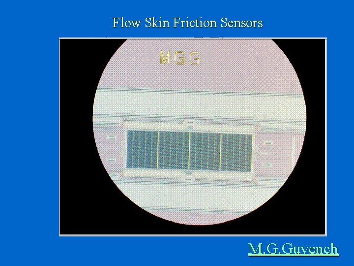 Flow Skin Friction Sensors M. G. Guvench 