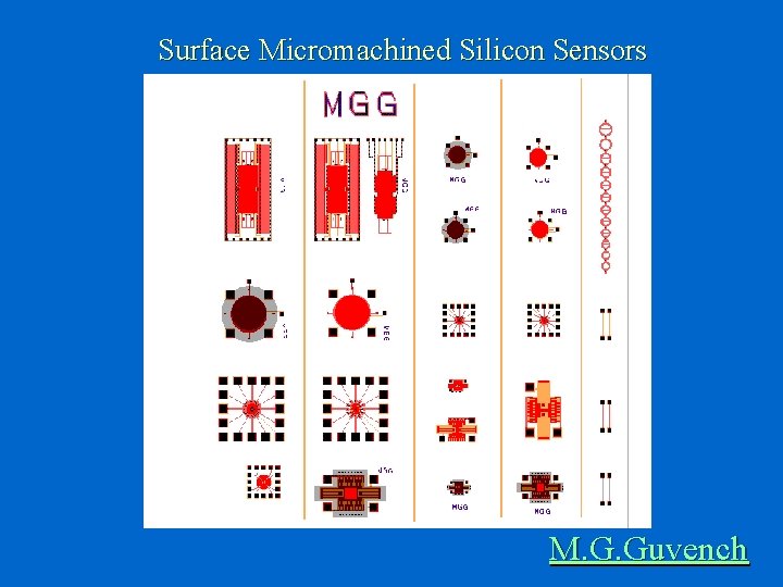 Surface Micromachined Silicon Sensors M. G. Guvench 